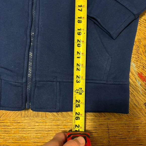 Kappa Windbreaker Track Jacket Men's Medium Blue Red White Embroidered Zip Up - Picture 4 of 6